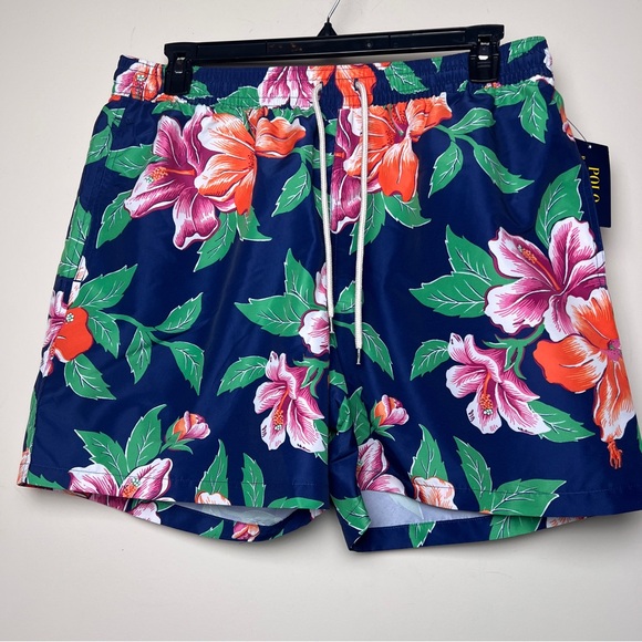Ralph Lauren Other - Polo Ralph Lauren Floral Print Men’s Lined Swim Shorts XXL NWT